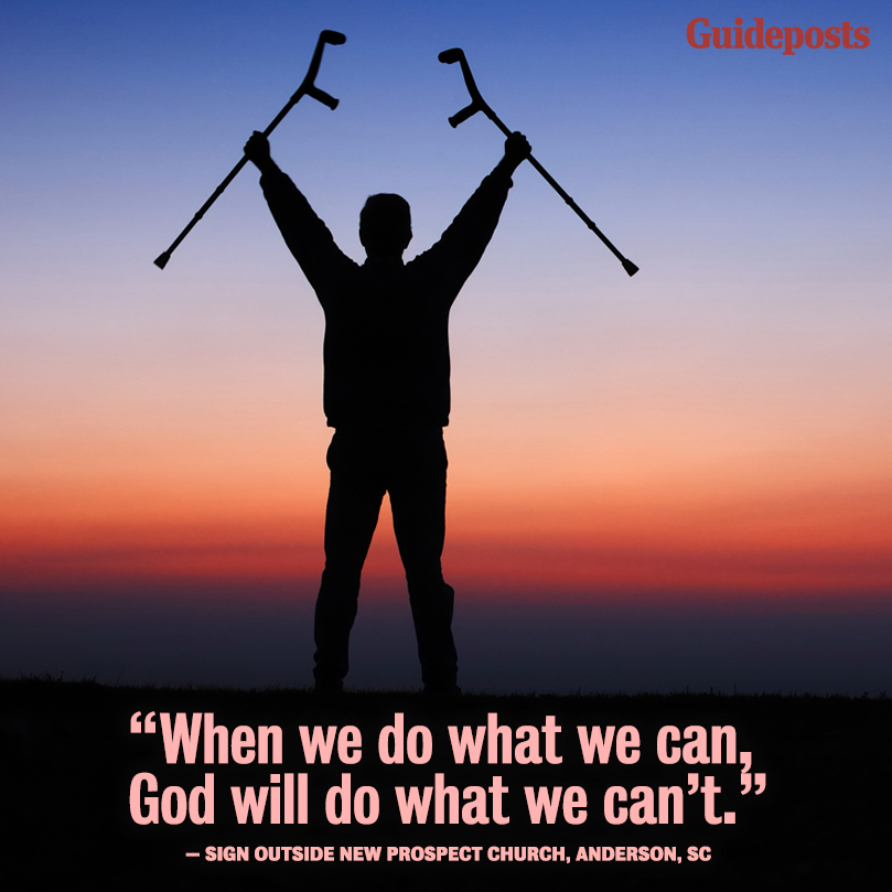 Inspirational Church Sign Quote