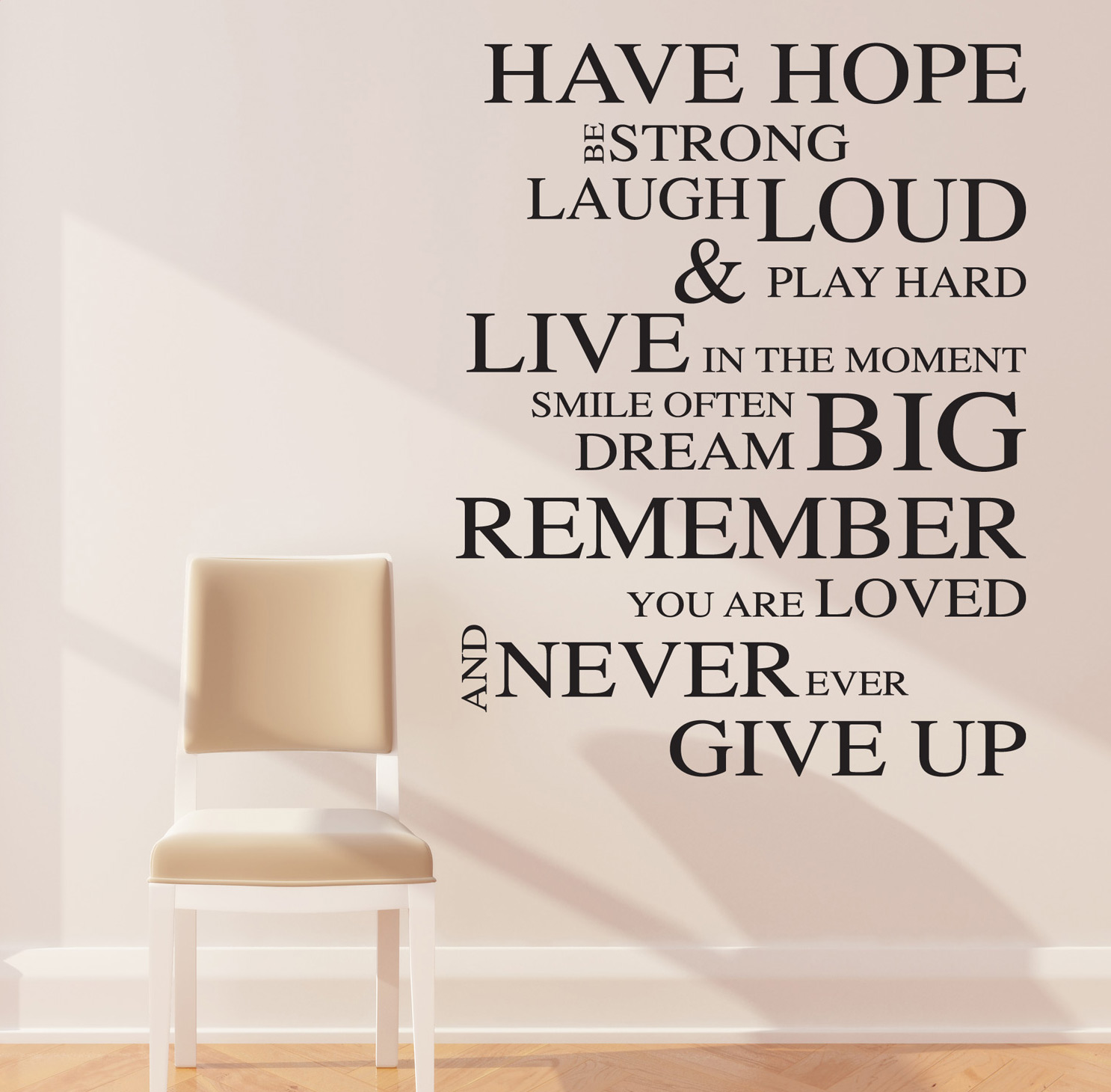 Wall Decor Inspirational Quotes