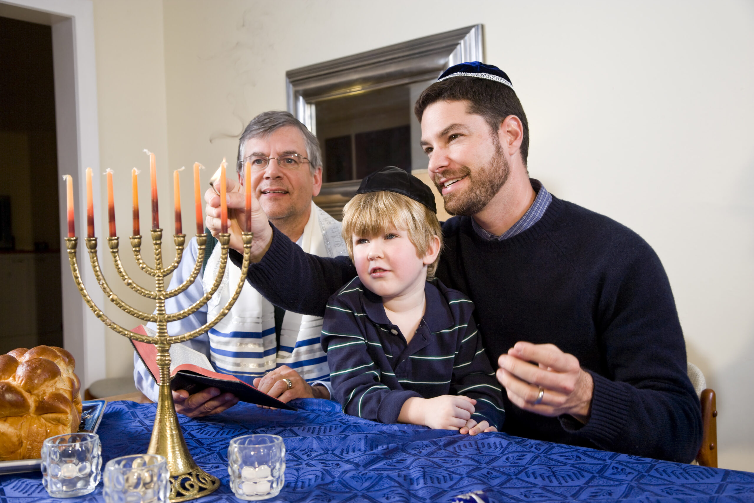 Hanukkah celebration