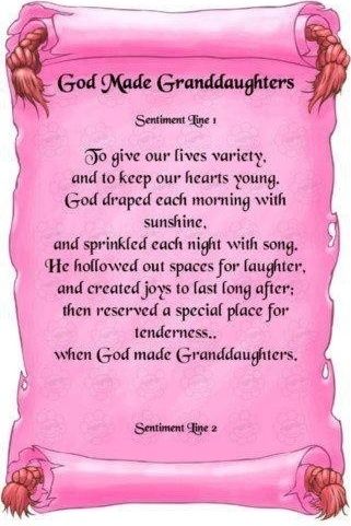 Inspirational Quote about Granddaughters