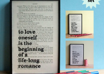 10 Framed Inspirational Quotes