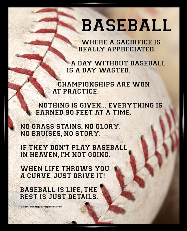 Inspirational Quote For Baseball Players