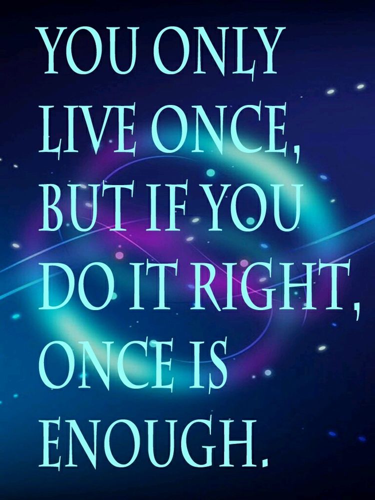 Inspirational Quote in Purple