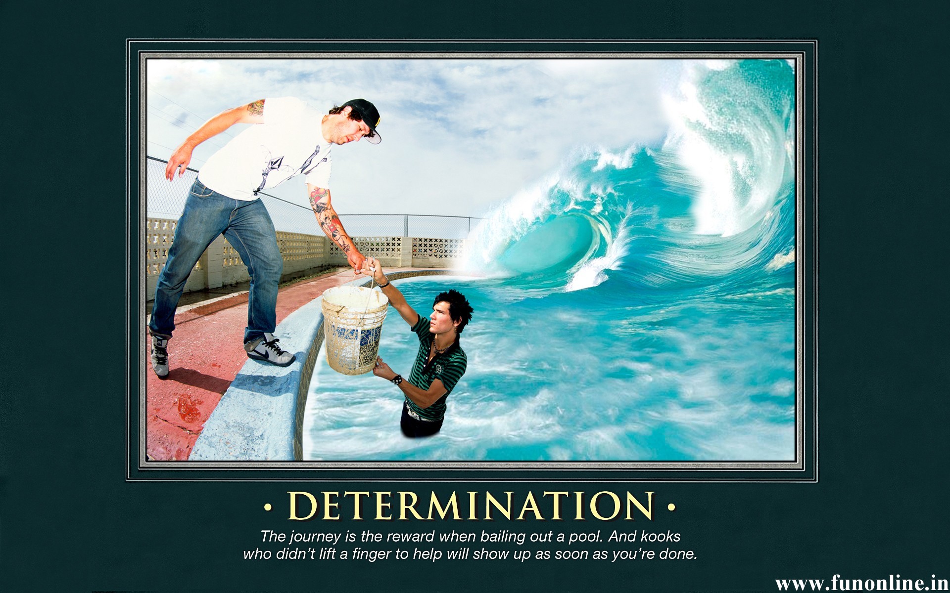 Determination A quote about progress and perseverance