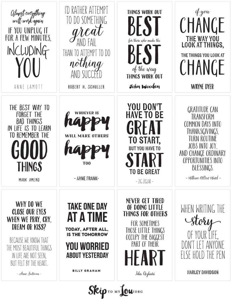 Short Quotes Inspirational Quote Card