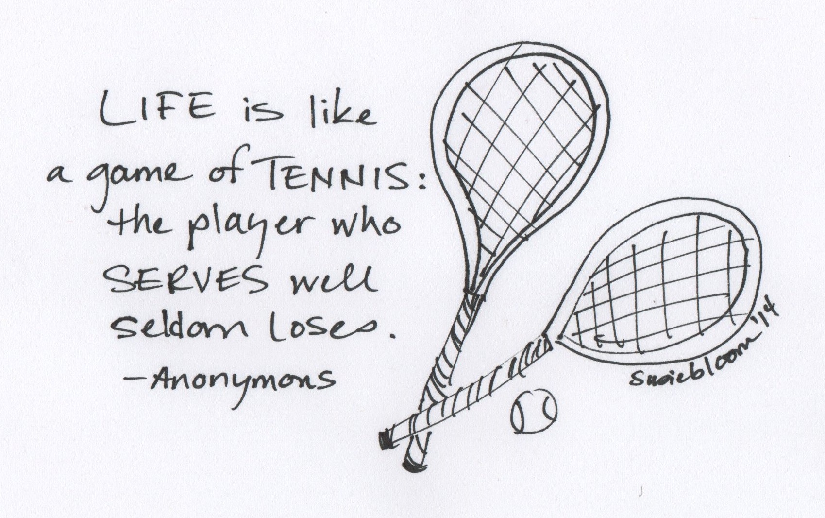 Inspirational Tennis Quote