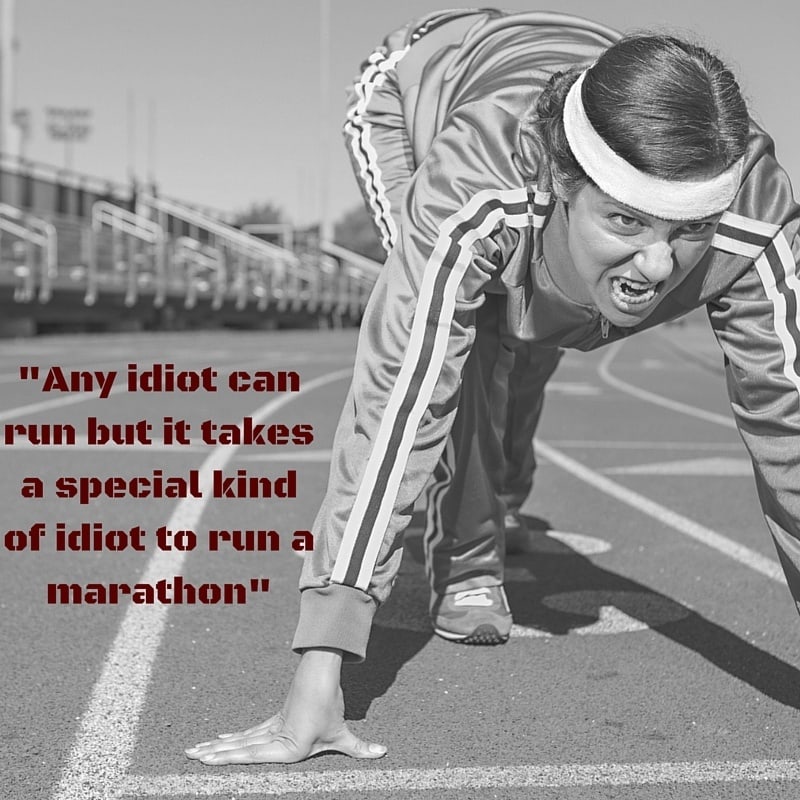 Inspirational marathon quote by Lance Armstrong