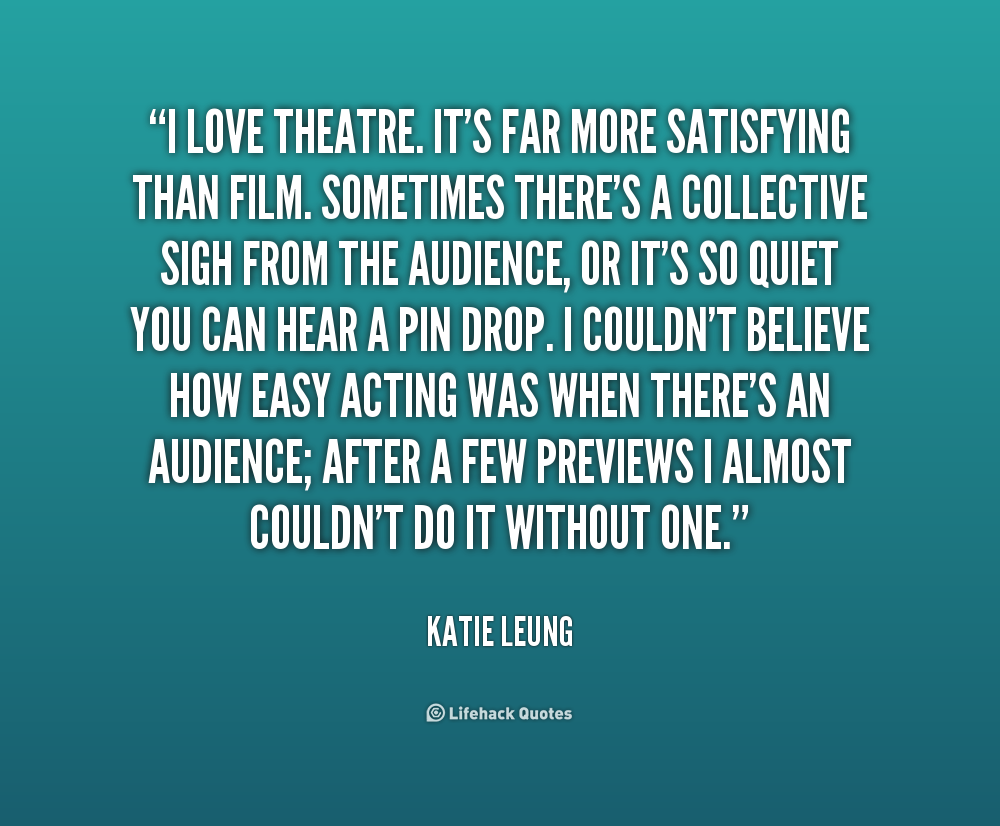 Musical Theater Quotes Inspirational