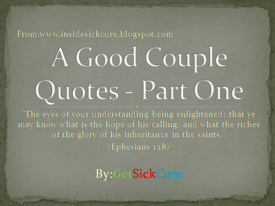 A Good Couple Quotes