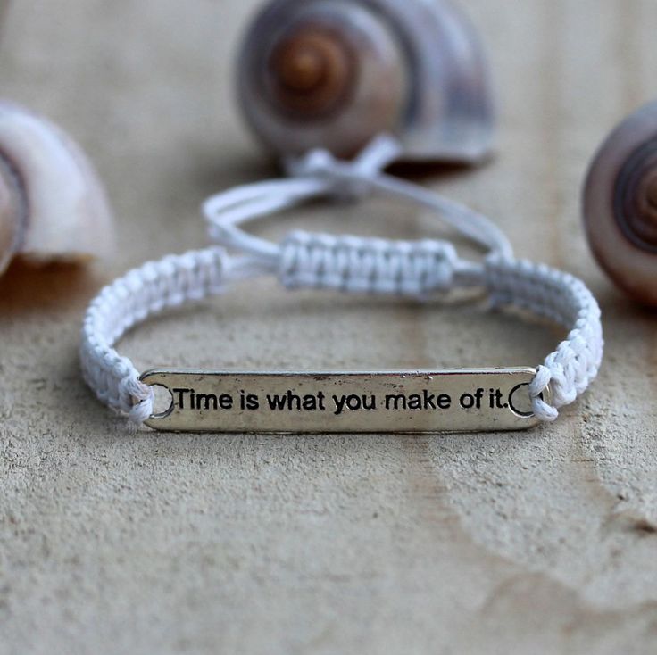 Inspirational quotes bracelets, Engraved bracelet for women