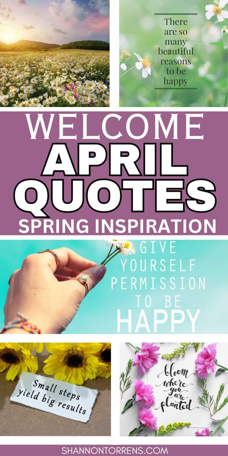 April Inspirational Quotes - Shannon Torrens