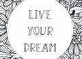 10 Inspirational Quotes Coloring Pages Printable