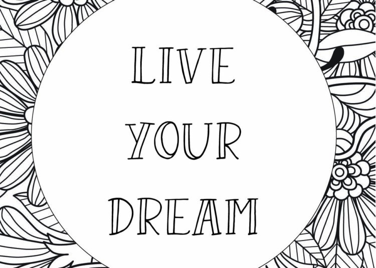10 Inspirational Quotes Coloring Pages Printable