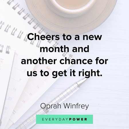 Inspirational Quotes For A New Month - Gale Pearla