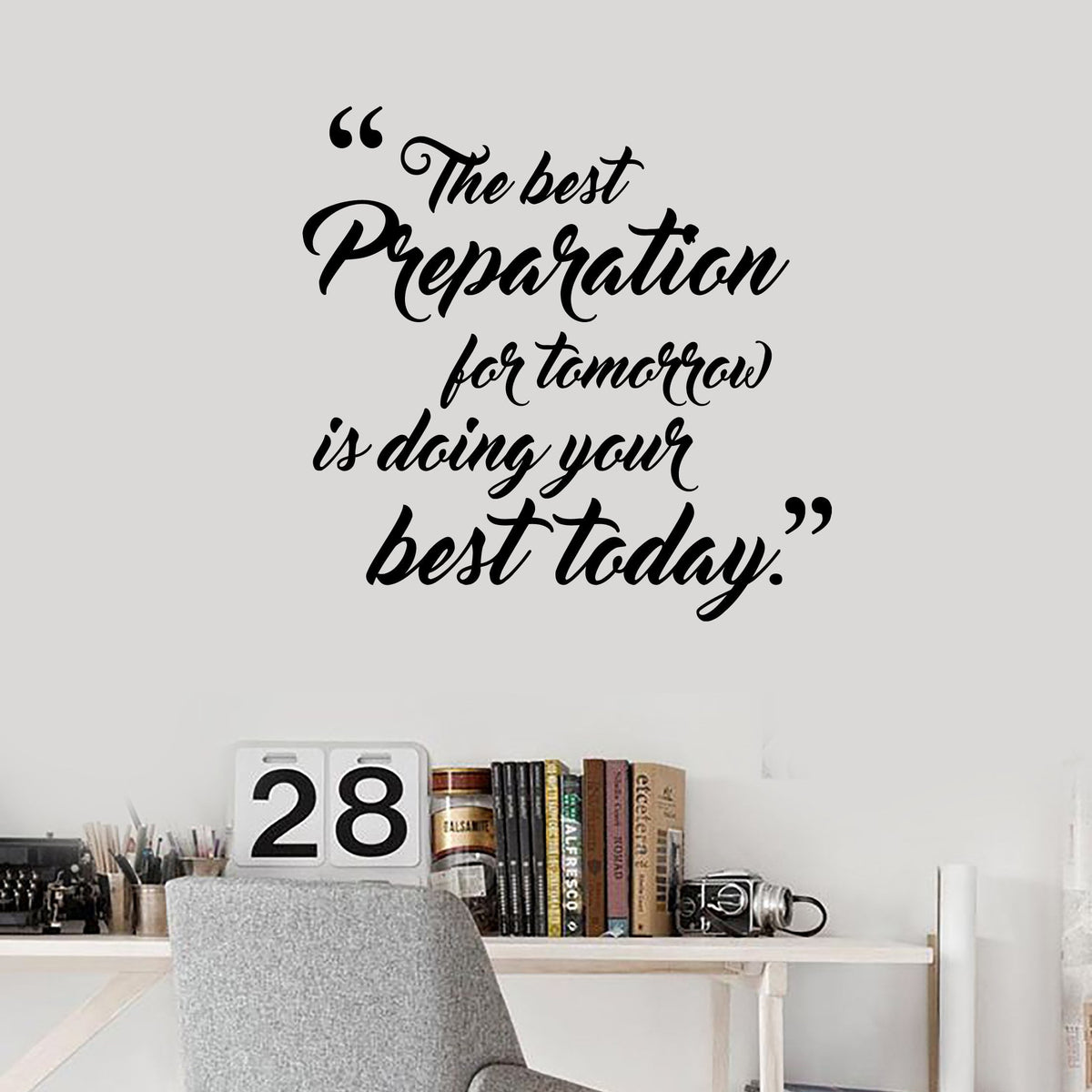 Make Every Day Count Inspirational Quote Wall Sticker