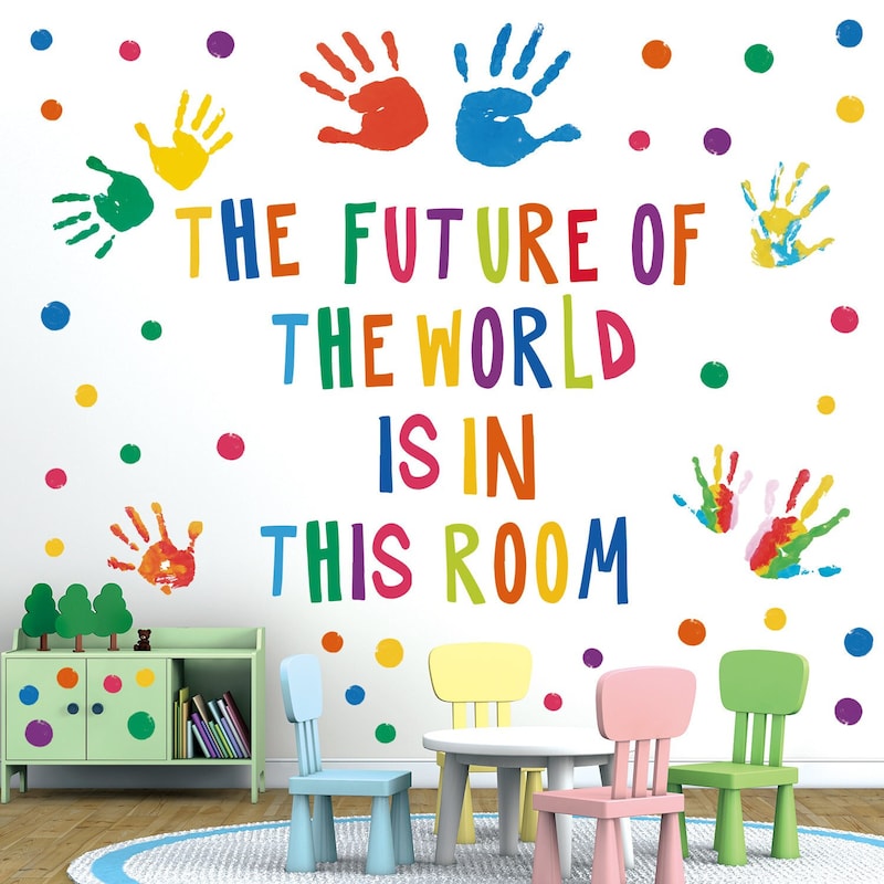 Dream Big, Work Hard Inspirational Quote Wall Sticker