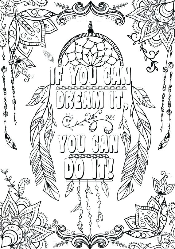Inspirational Quotes Coloring Pages at GetColorings.com