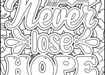 10 Inspirational Quotes Coloring Pages Printable