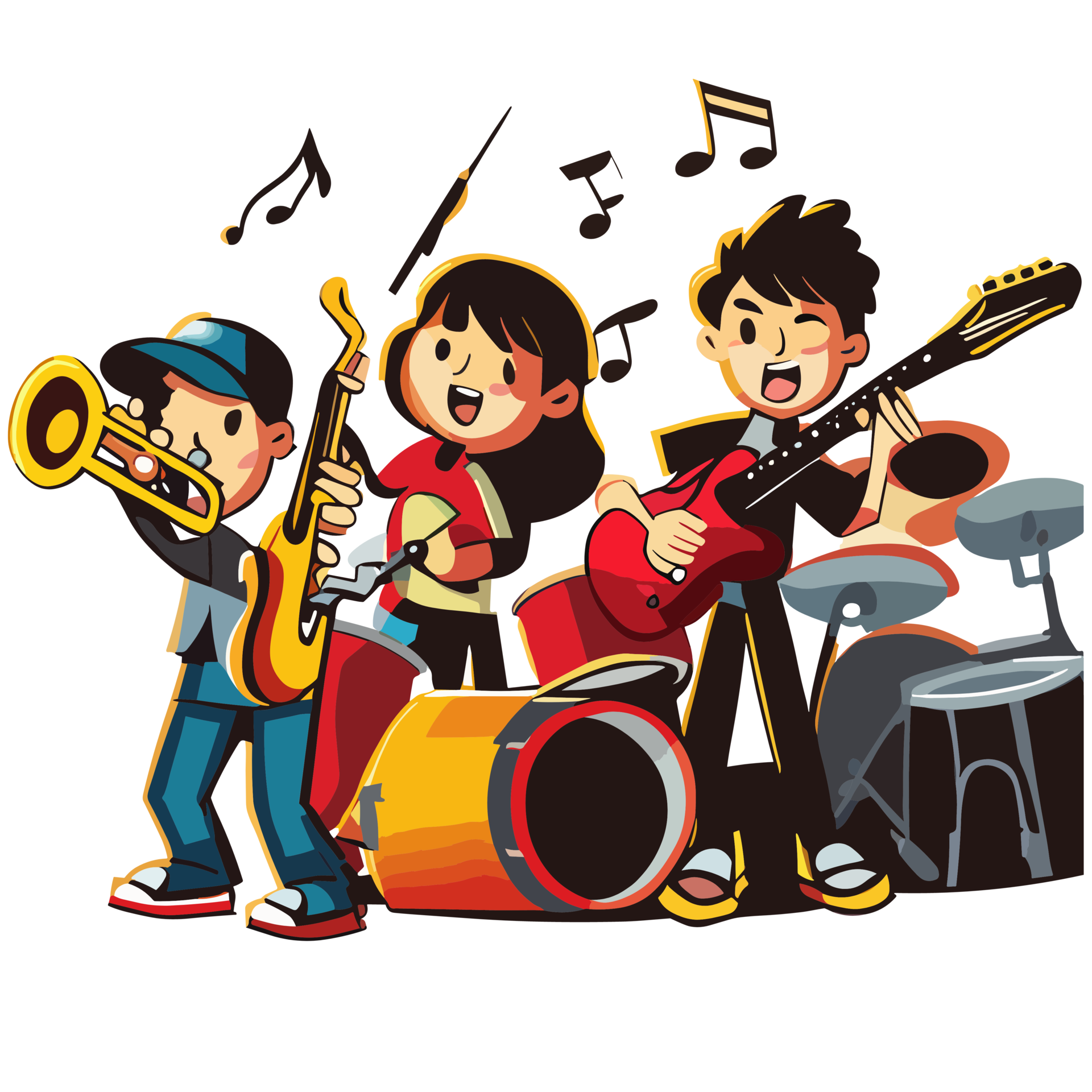 Music Band Clipart