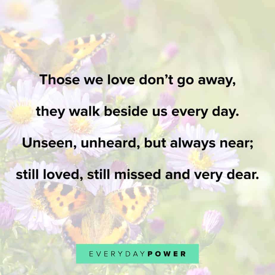 Inspirational Quote on Remembering a Loved One