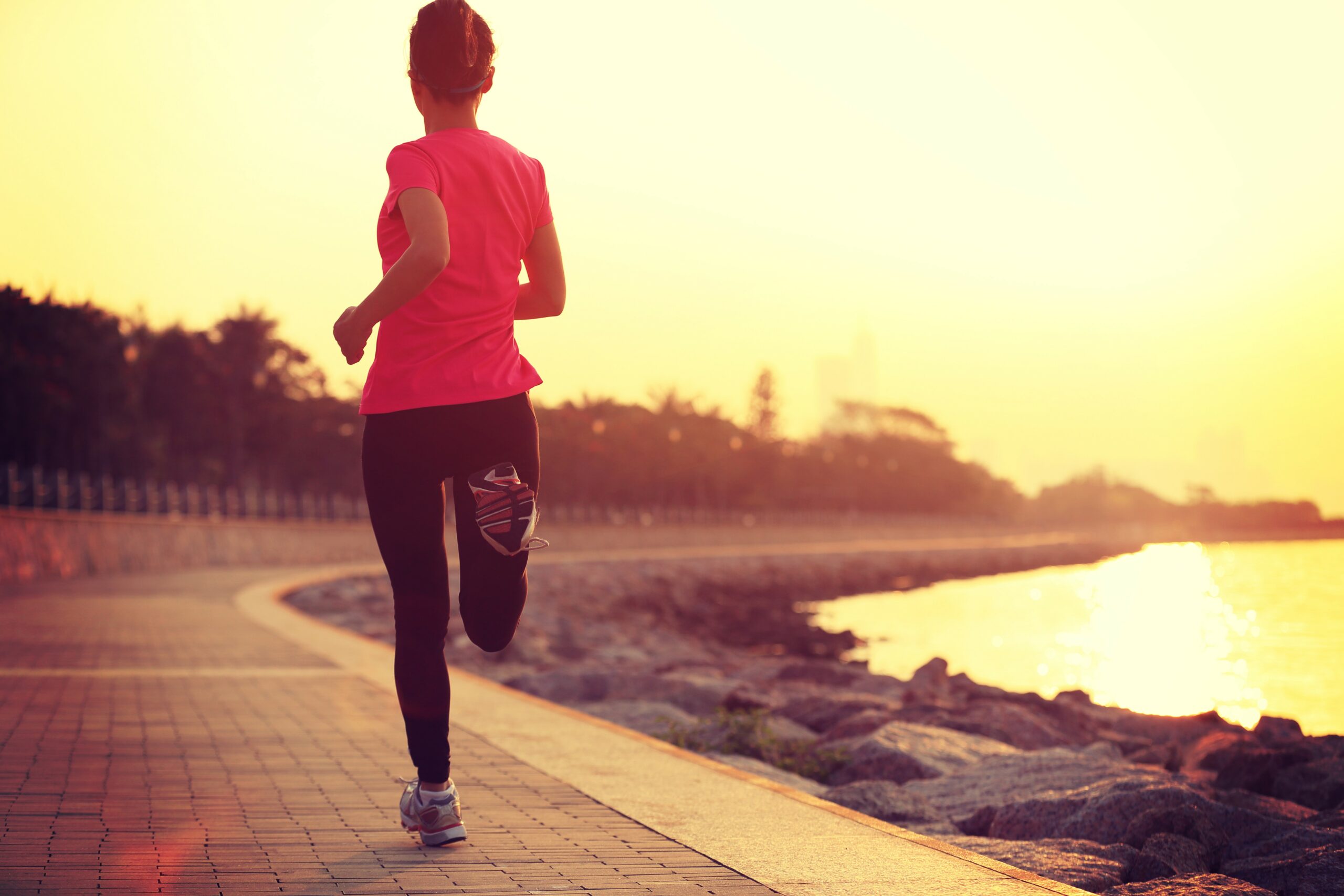 Wallpaper : sports, women, sunset, evening, morning, running, Person